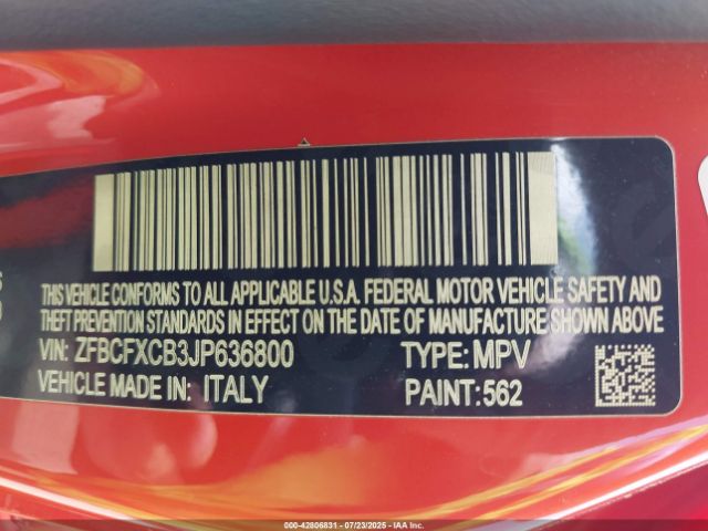 2018 FIAT 500X ZFBCFXCB3JP636800 Photo 8