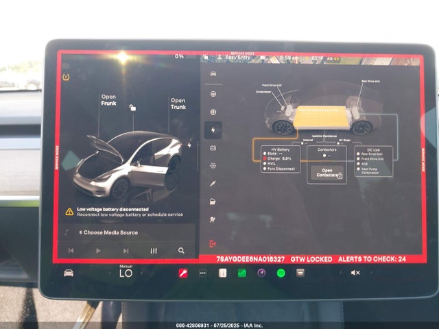7SAYGDEE6NA018327 Tesla Model Y
