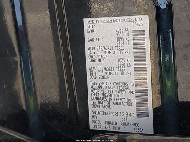 2023 NISSAN ROGUE 5N1BT3BA2PC832841 Photo 8