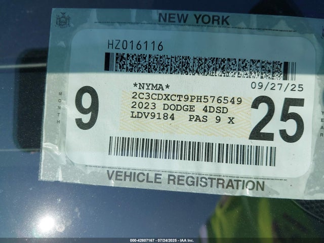 Продаж на аукціоні авто 2023 Dodge Charger R/t, vin: 2C3CDXCT9PH576549, номер лоту: 42807167