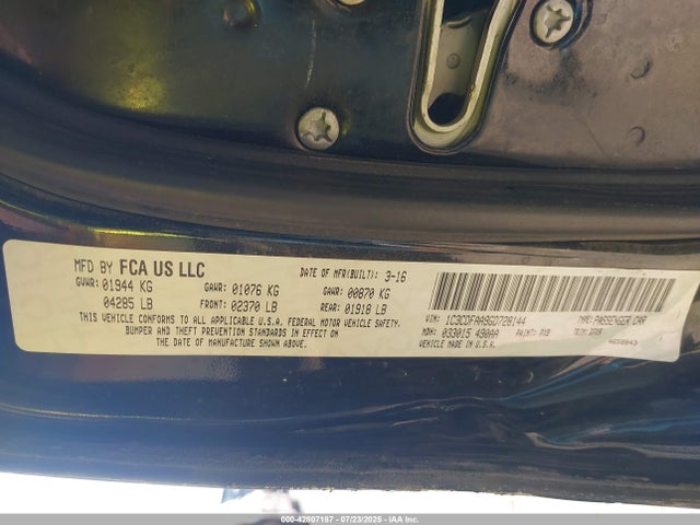 1C3CDFAA9GD728144 Dodge Dart