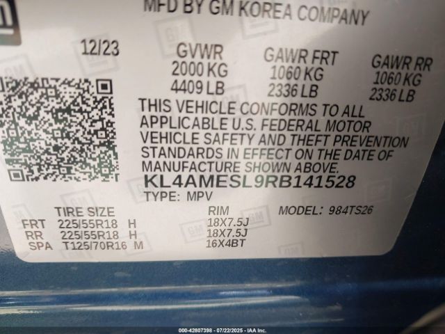 2024 BUICK ENCORE GX KL4AMESL9RB141528 Photo 8