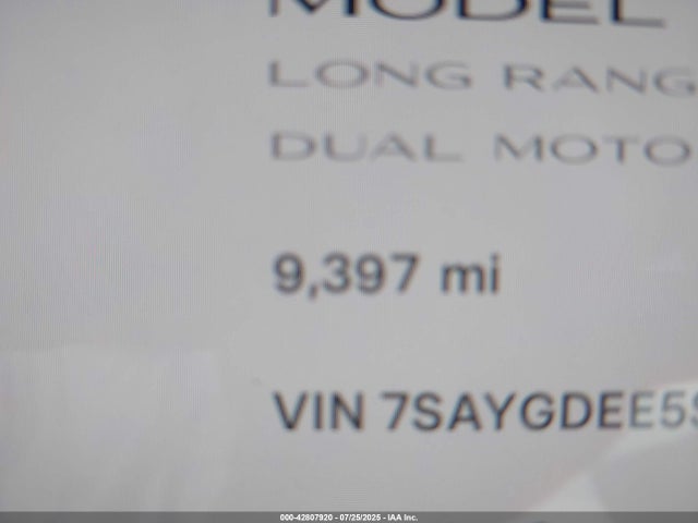 7SAYGDEE5SF261108 Tesla Model Y