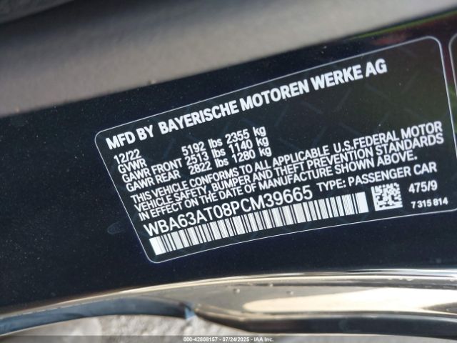2023 BMW M440I WBA63AT08PCM39665 Photo 8
