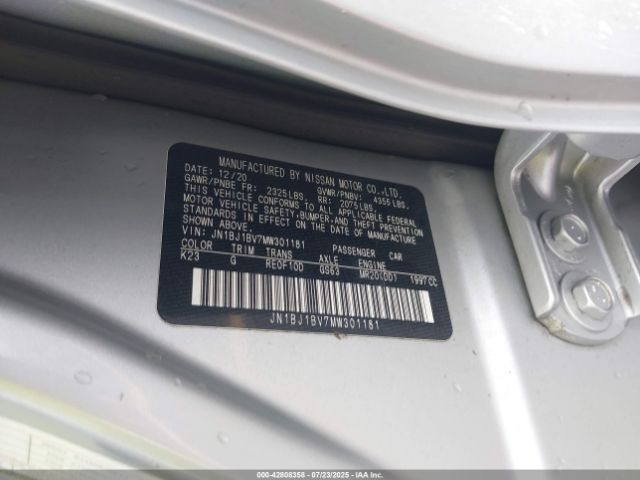 2021 NISSAN ROGUE SPORT JN1BJ1BV7MW301181 Photo 8