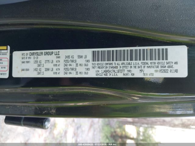 2010 JEEP WRANGLER UNLIMITED 1J4BA5H17AL187277 Photo 8