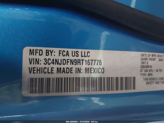 2024 JEEP COMPASS 3C4NJDFN9RT167776 Photo 8