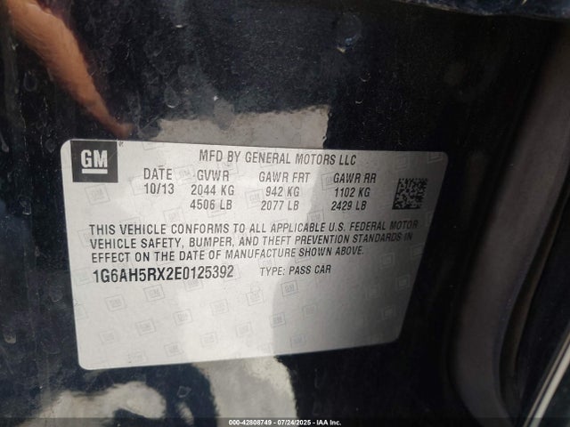 2014 CADILLAC ATS 1G6AH5RX2E0125392 Photo 8