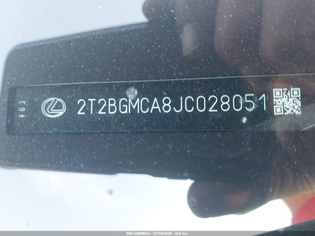 2T2BGMCA8JC028051 Lexus 2gr-fxs,6jm+2fm