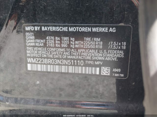 2022 MINI COUNTRYMAN WMZ23BR03N3N51110 Photo 8
