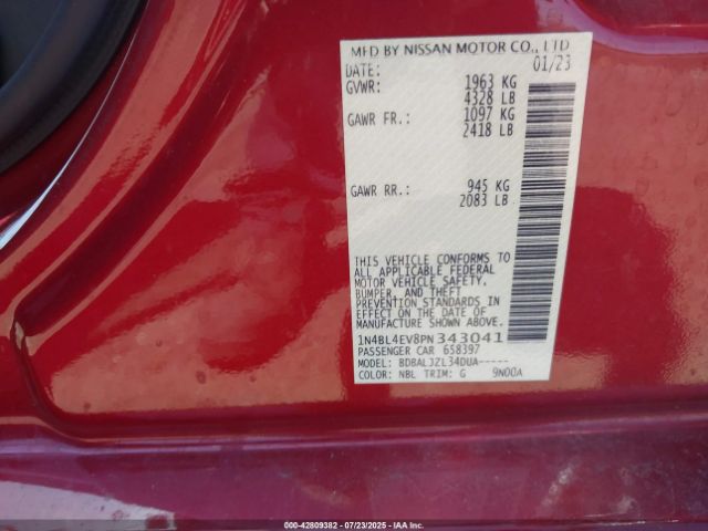 2023 NISSAN ALTIMA 1N4BL4EV8PN343041 Photo 8