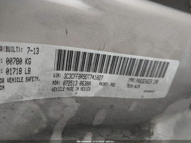 2013 FIAT 500 3C3CFFBR9DT741027 Photo 8