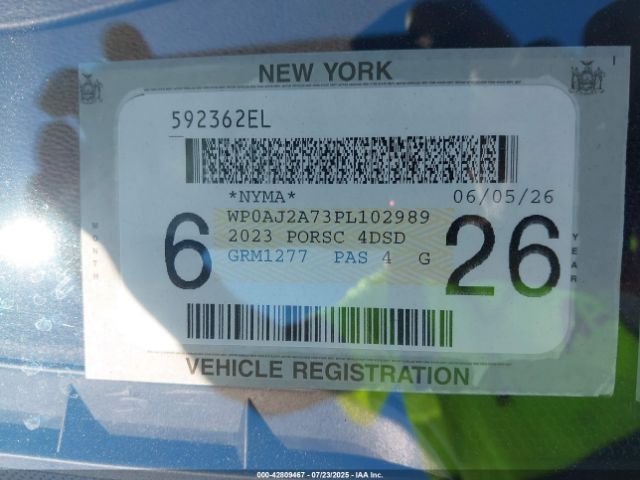 2023 PORSCHE PANAMERA WP0AJ2A73PL102989 Photo 8
