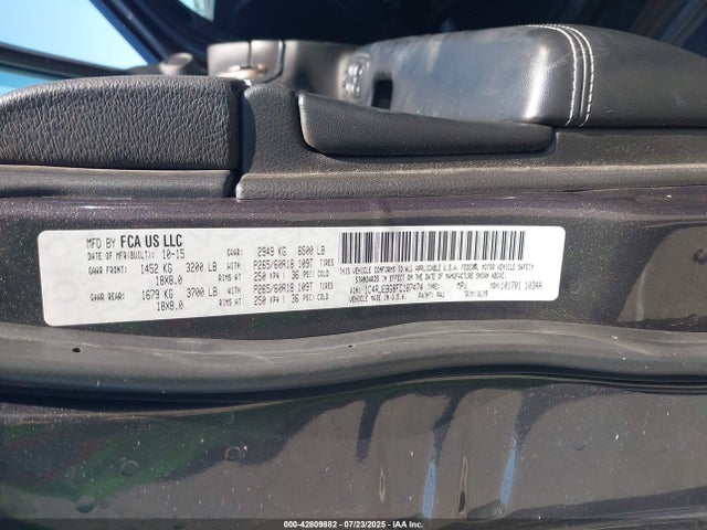 Jeep Grand Cherokee 2015 1C4RJEBG8FC187474 Image 9