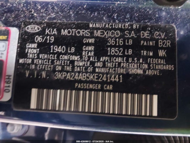 3KPA24AB5KE241441 KIA gdi gamma