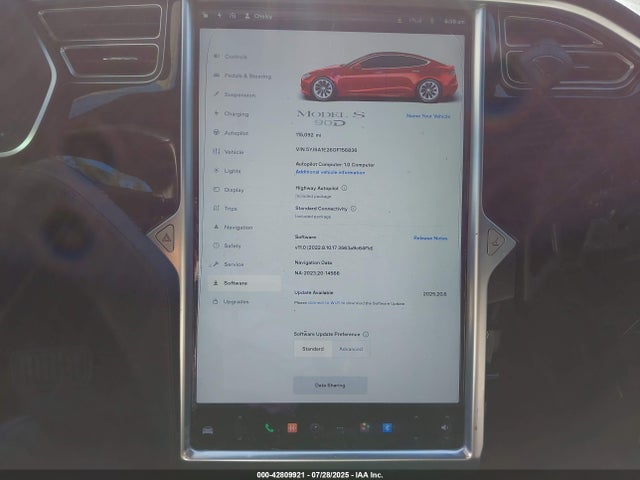2016 TESLA MODEL S 5YJSA1E26GF156836 Photo 6