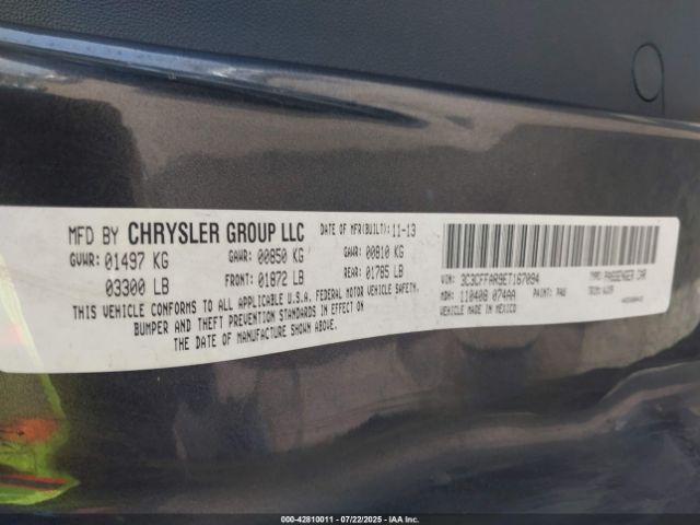 2014 FIAT 500 3C3CFFAR9ET167094 Photo 8