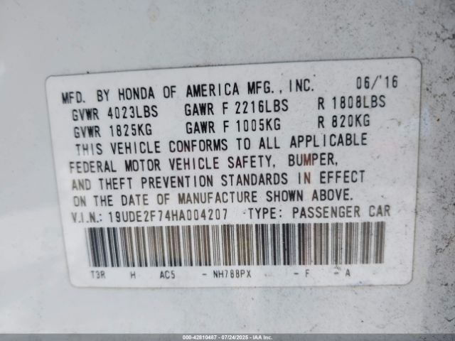2017 ACURA ILX 19UDE2F74HA004207 Photo 8