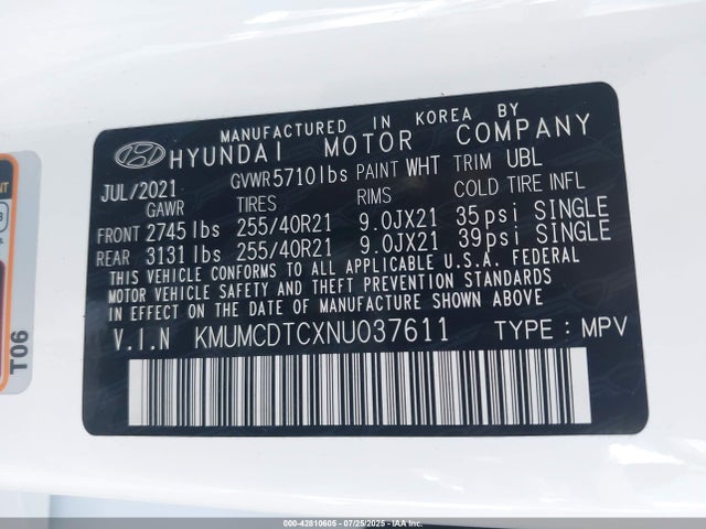 KMUMCDTCXNU037611 Genesis t-gdi lamda iii