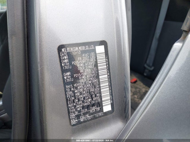 JN8AF5MV0ET361678 Nissan Juke