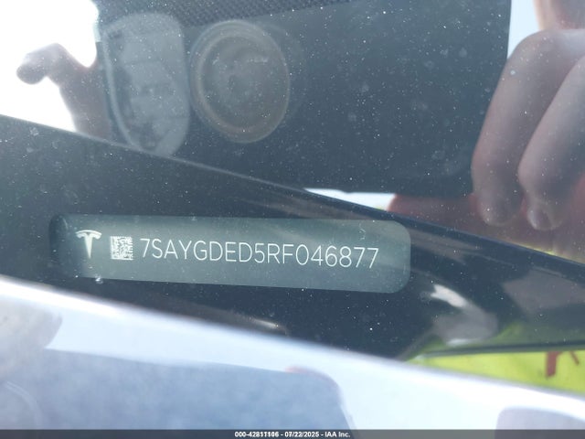 2024 TESLA MODEL Y 7SAYGDED5RF046877 Photo 8