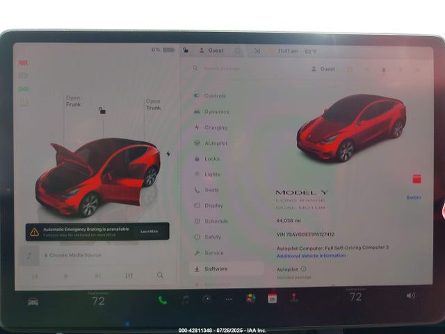 2023 TESLA MODEL Y 7SAYGDEE1PA127412 Photo 6