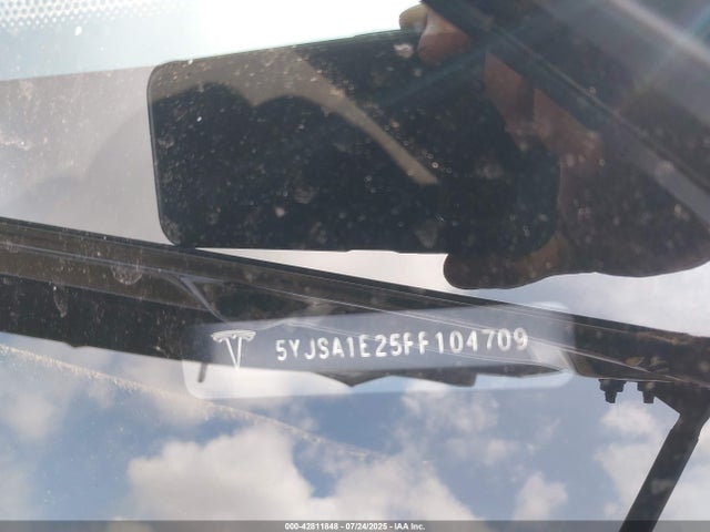 2015 TESLA MODEL S 5YJSA1E25FF104709 Photo 8