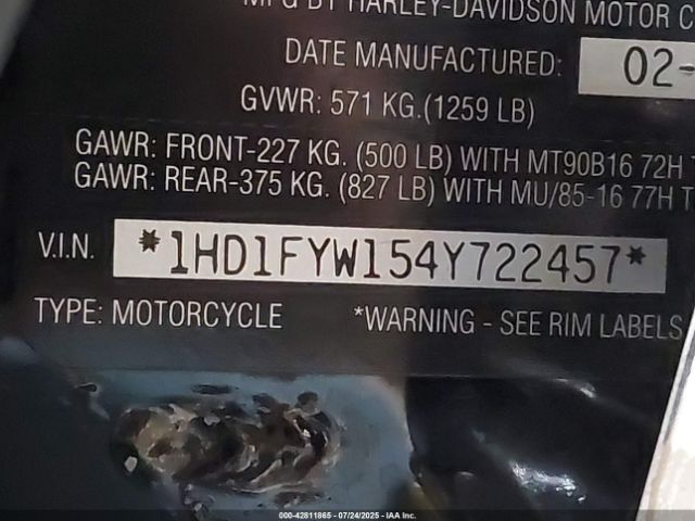 2004 HARLEY-DAVIDSON FLHRSI 1HD1FYW154Y722457 Photo 9