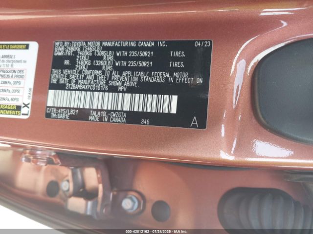 2023 LEXUS RX 350 2T2BAMBAXPC010176 Photo 8