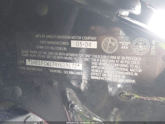 2004 HARLEY-DAVIDSON FLHTCUI 1HD1FCW174Y619172 Photo 9