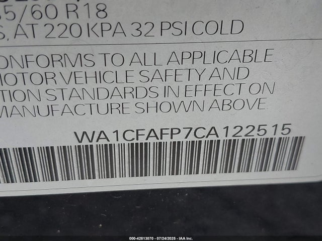 2012 AUDI Q5 WA1CFAFP7CA122515 Photo 8