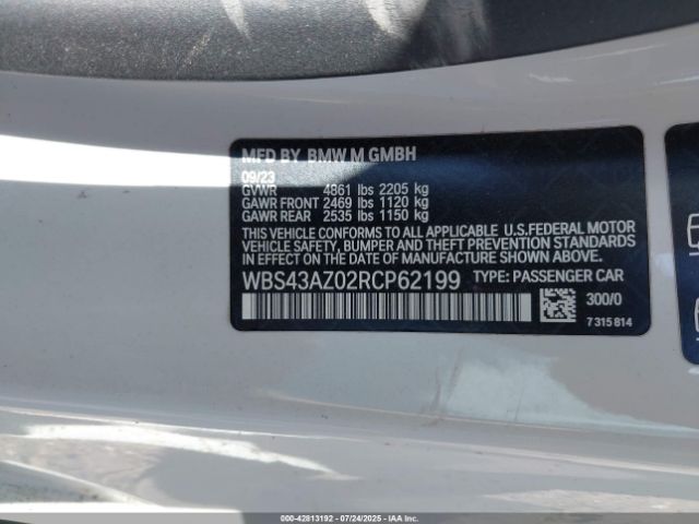 2024 BMW M4 WBS43AZ02RCP62199 Photo 8