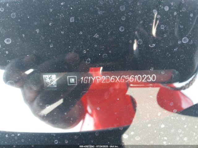 2016 CHEVROLET CORVETTE 1G1YP2D6XG5610230 Photo 8
