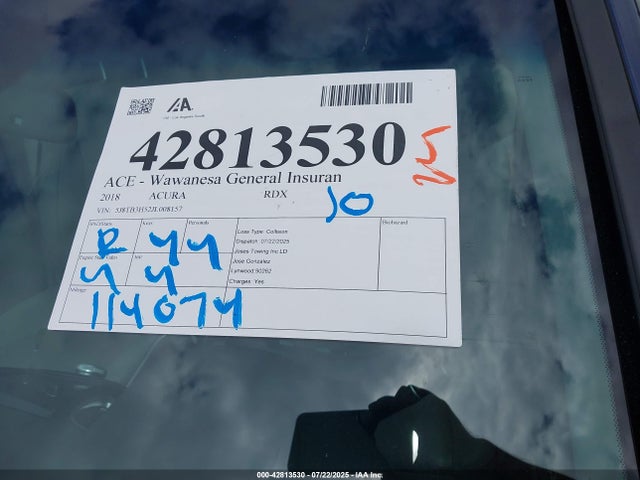 Acura j35z2 2018 5J8TB3H52JL008157 Image 18