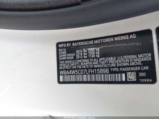2020 BMW 430I WBA4W5C07LFH15898 Photo 8