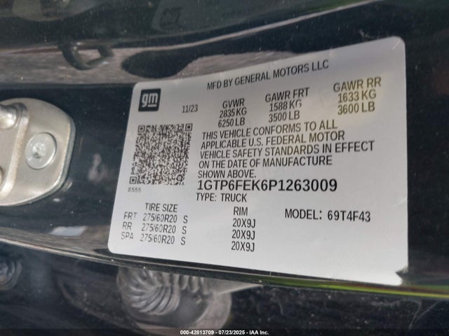 1GTP6FEK6P1263009 GMC l3b