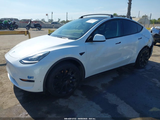 2021 TESLA MODEL Y 5YJYGDEE9MF214695 Photo 1