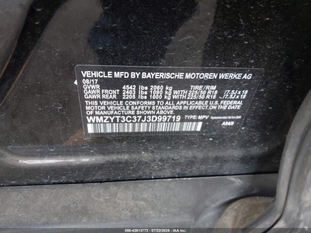 2018 MINI COUNTRYMAN WMZYT3C37J3D99719 Photo 8