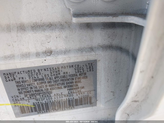 Nissan 2023 2023 3N1AB8CV9PY257939 Image 9