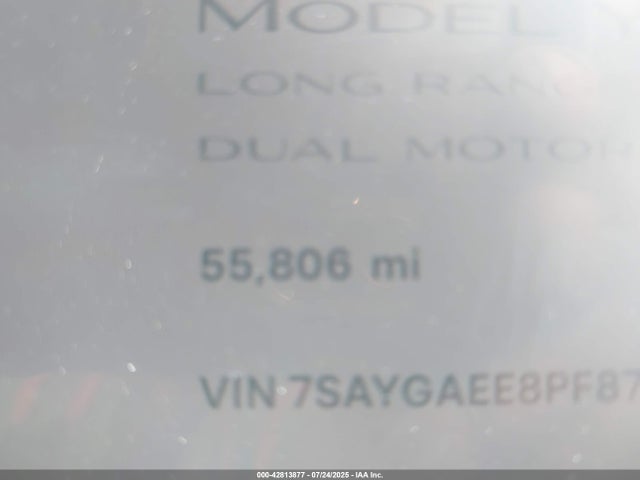 7SAYGAEE8PF878556 Tesla Model Y