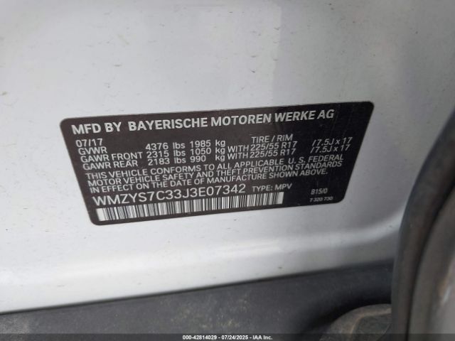 2018 MINI COUNTRYMAN WMZYS7C33J3E07342 Photo 8