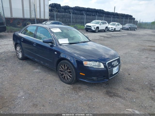 2008 AUDI A4 WAUDF78E08A149018