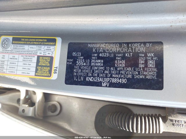 KIA mpi nu 2023 KNDJ23AUXP7889490 Image 9