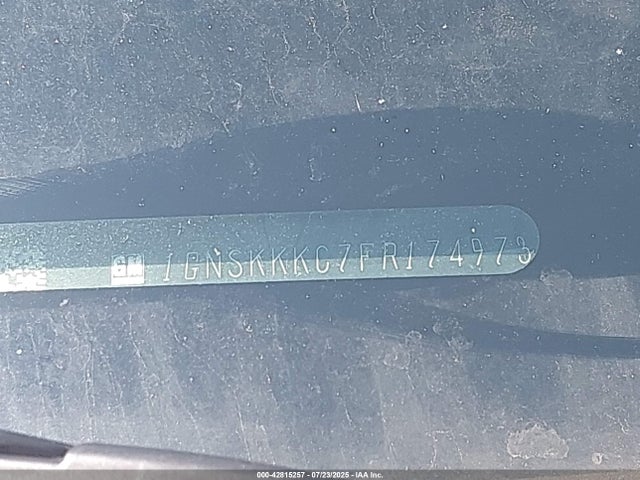 1GNSKKKC7FR174973 Chevrolet l83 - vvt, active fuel management, aluminum