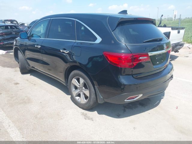 2016 ACURA MDX 5FRYD3H23GB021059 Photo 2