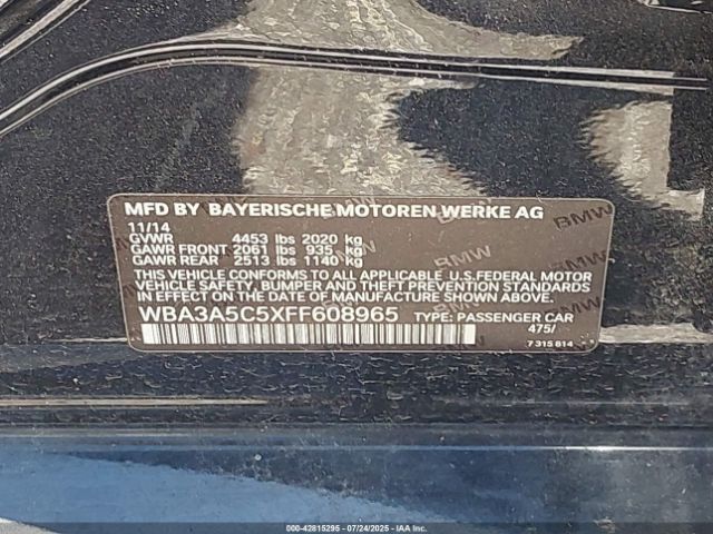 2015 BMW 328I WBA3A5C5XFF608965 Photo 8