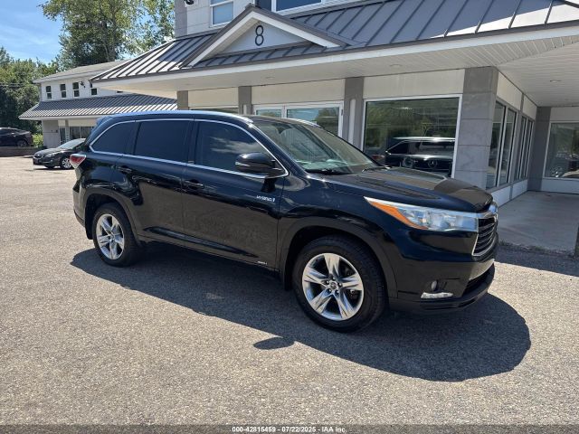 2016 TOYOTA HIGHLANDER 5TDDCRFH0GS015387