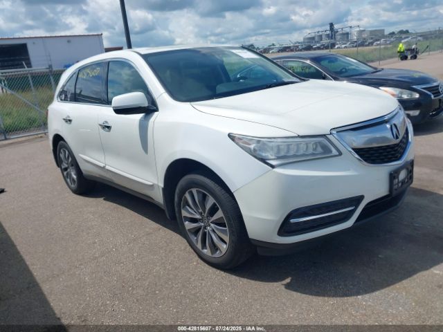 2014 ACURA MDX 5FRYD4H6XEB026300 Photo 0