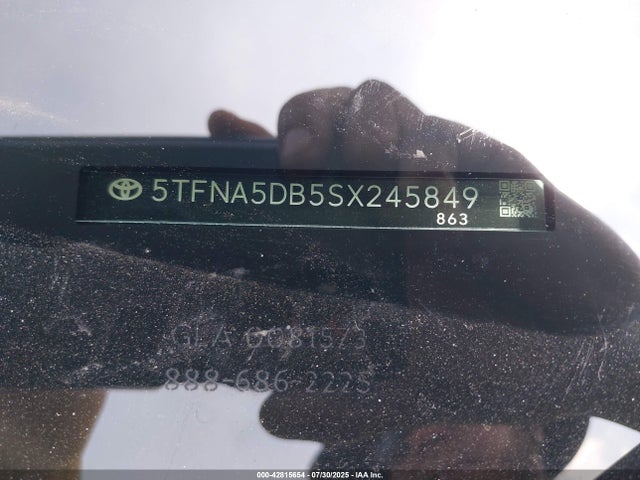 5TFNA5DB5SX245849 Toyota v35a-fts