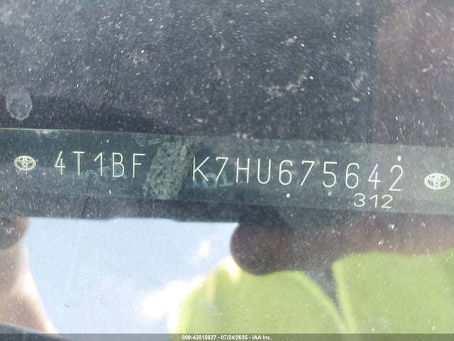 4T1BF1FK7HU675642 Toyota 2ar-fe